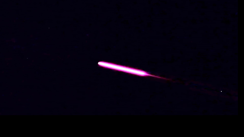 2-06-2021 UFO Red Cigar Band of Light WARP Flyby 2000mm FSIR RGBYCML Analysis c